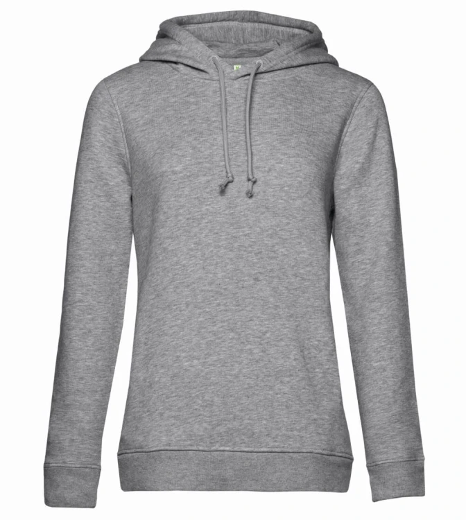 WW34B-heather-grey-damska-bluza-organiczna-z-kapturem-B&C-Inspire