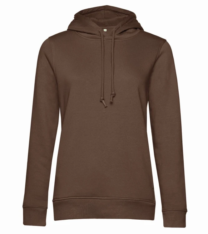 WW34B-mocha-damska-bluza-organiczna-z-kapturem-B&C-Inspire