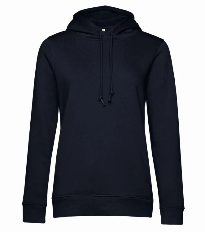 WW34B-navy-blue-damska-bluza-organiczna-z-kapturem-B&C-Inspire