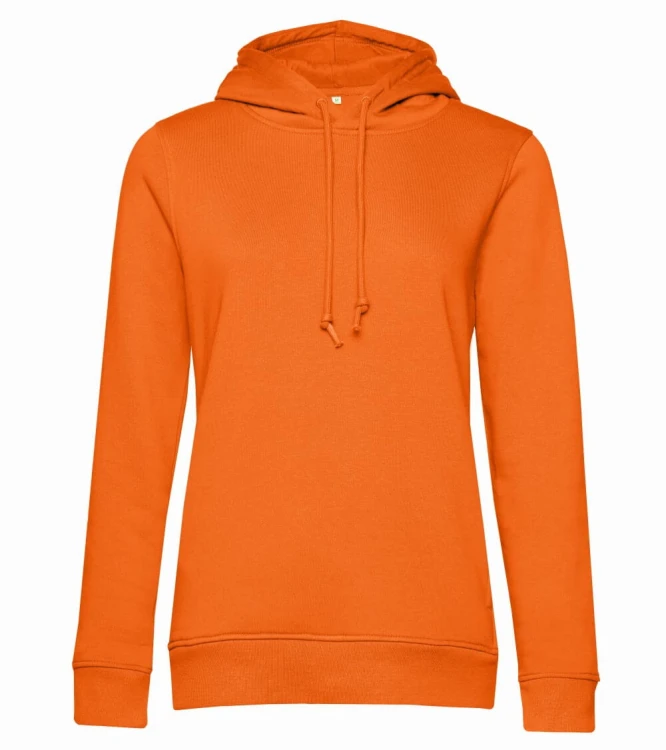 WW34B-pure-orange-damska-bluza-organiczna-z-kapturem-B&C-Inspire