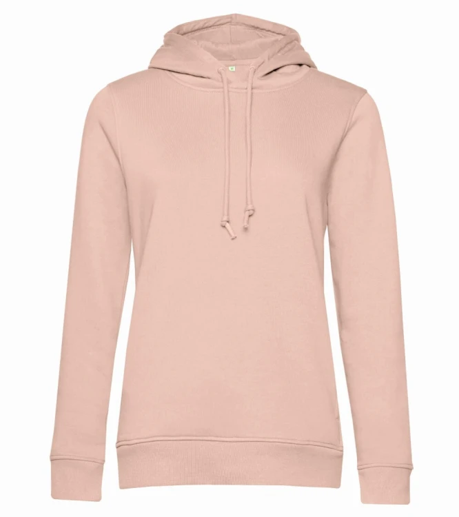 WW34B-soft-rose-damska-bluza-organiczna-z-kapturem-B&C-Inspire