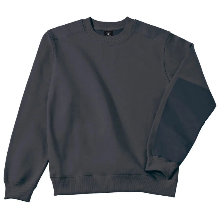 WUC20-dark-grey-solid-robocza-bluza-klasyczna-B&C-PRO-Hero