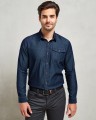 PR222-indigo-denim-koszula-jeansowa-meska-PREMIER-WORKWEAR