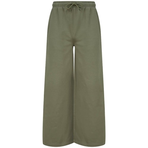 SK431-khaki-damskie-szerokie-spodnie-dresowe-SF-WOMEN-front
