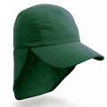 RC069J-bottle-green-czapka-dziecieca-z-osłona-karku-RESULT-HEADWEAR-Legionnaire