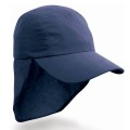 RC069J-navy-czapka-dziecieca-z-osłona-karku-RESULT-HEADWEAR-Legionnaire