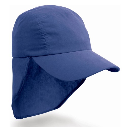 RC069J-royal-blue-czapka-dziecieca-z-osłona-karku-RESULT-HEADWEAR-Legionnaire
