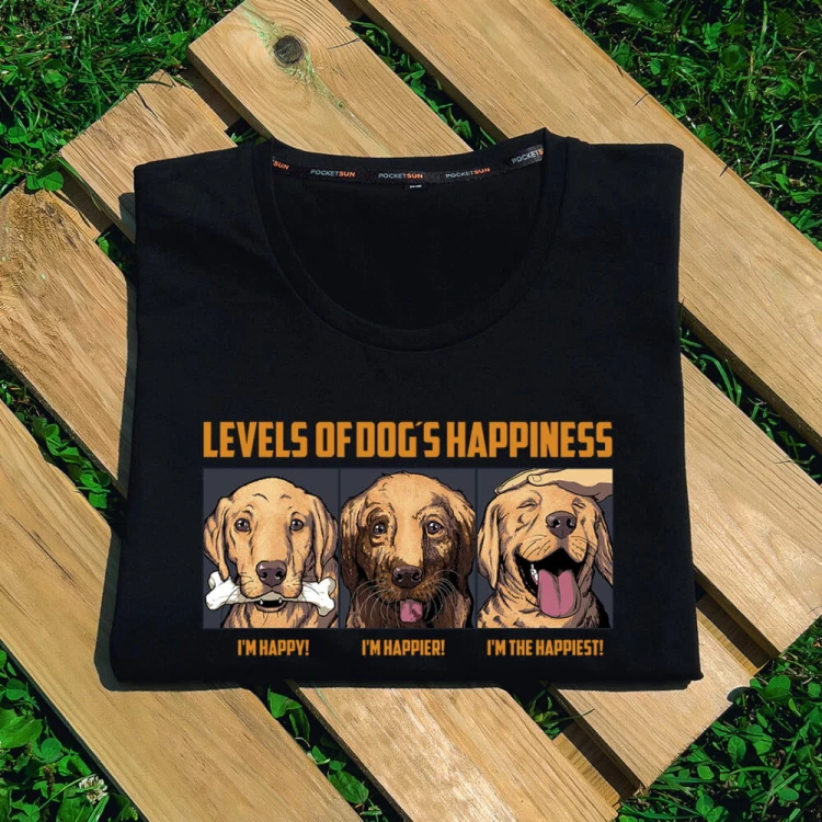 PS-1-Happy-Dog-czarna-koszulka-damska-premium