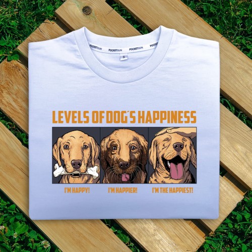 PS-2-Happy-Dog-biala-koszulka-meska-premium