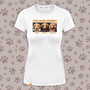 Happy Dog koszulka damska premium