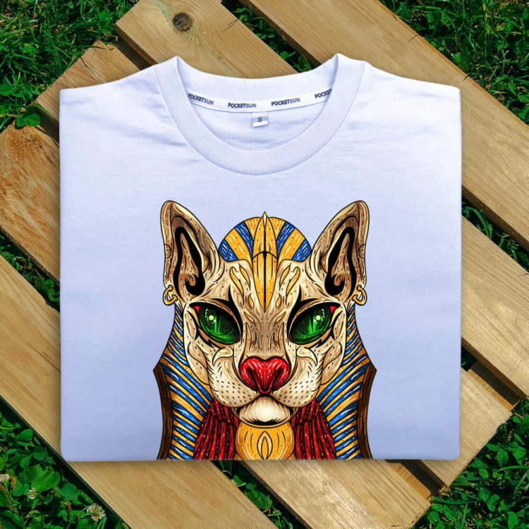 PS-41-Bastet-biala-koszulka-meska-premium