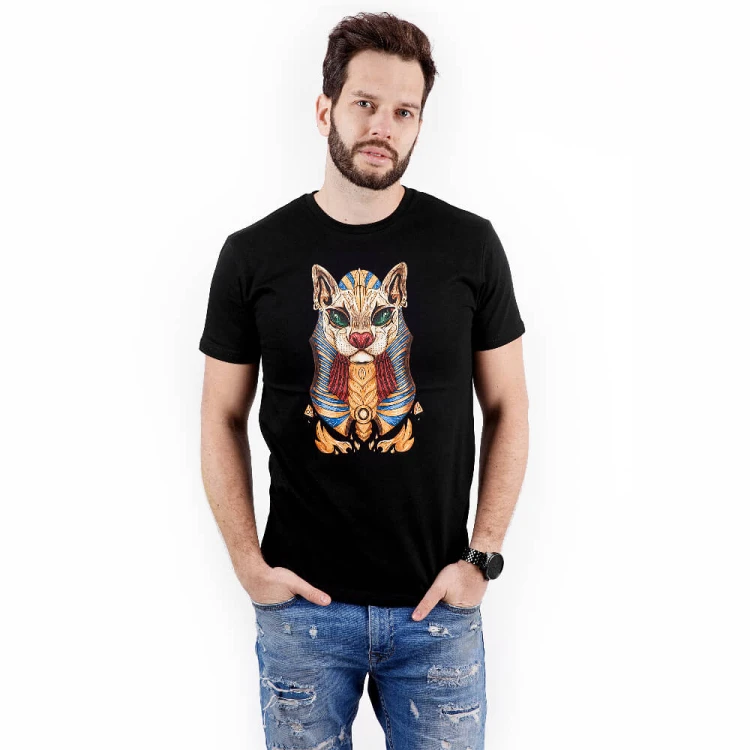 PS-41-Bastet-czarna-koszulka-meska-premium
