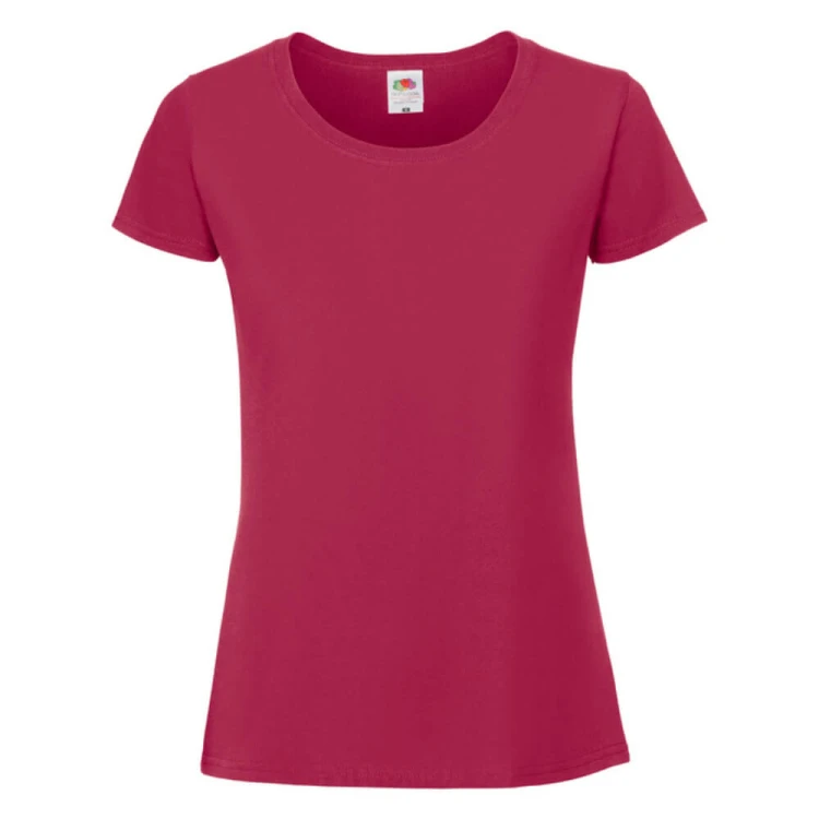 614240-cranberry-damska-taliowana-koszulka-Fruit-Of-The-Loom-Iconic-T