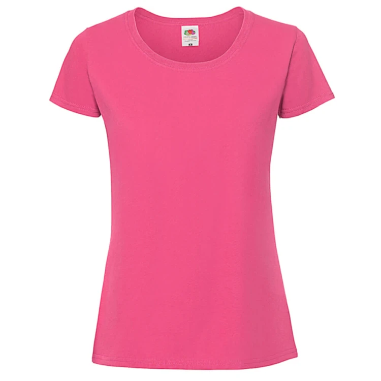 614240-fuchsia-damska-taliowana-koszulka-Fruit-Of-The-Loom-Iconic-T