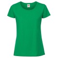 614240-kelly-green-damska-taliowana-koszulka-Fruit-Of-The-Loom-Iconic-T