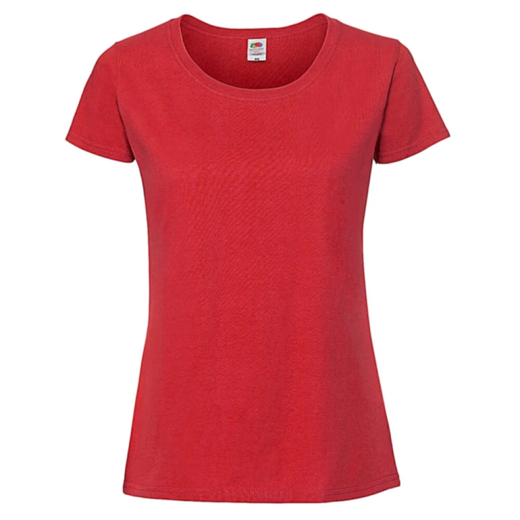 614240-red-damska-taliowana-koszulka-Fruit-Of-The-Loom-Iconic-T