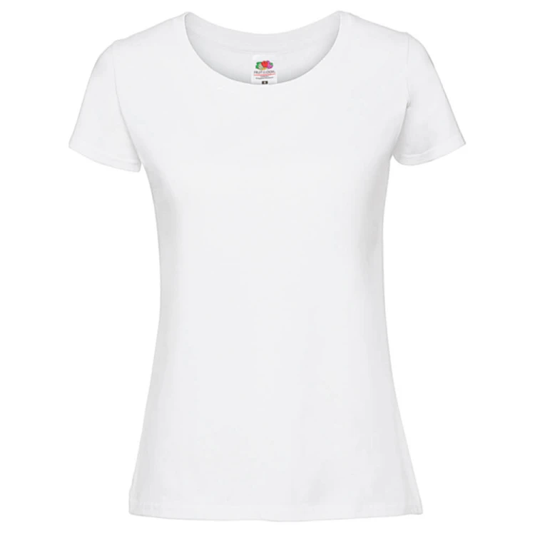 614240-white-damska-taliowana-koszulka-Fruit-Of-The-Loom-Iconic-T