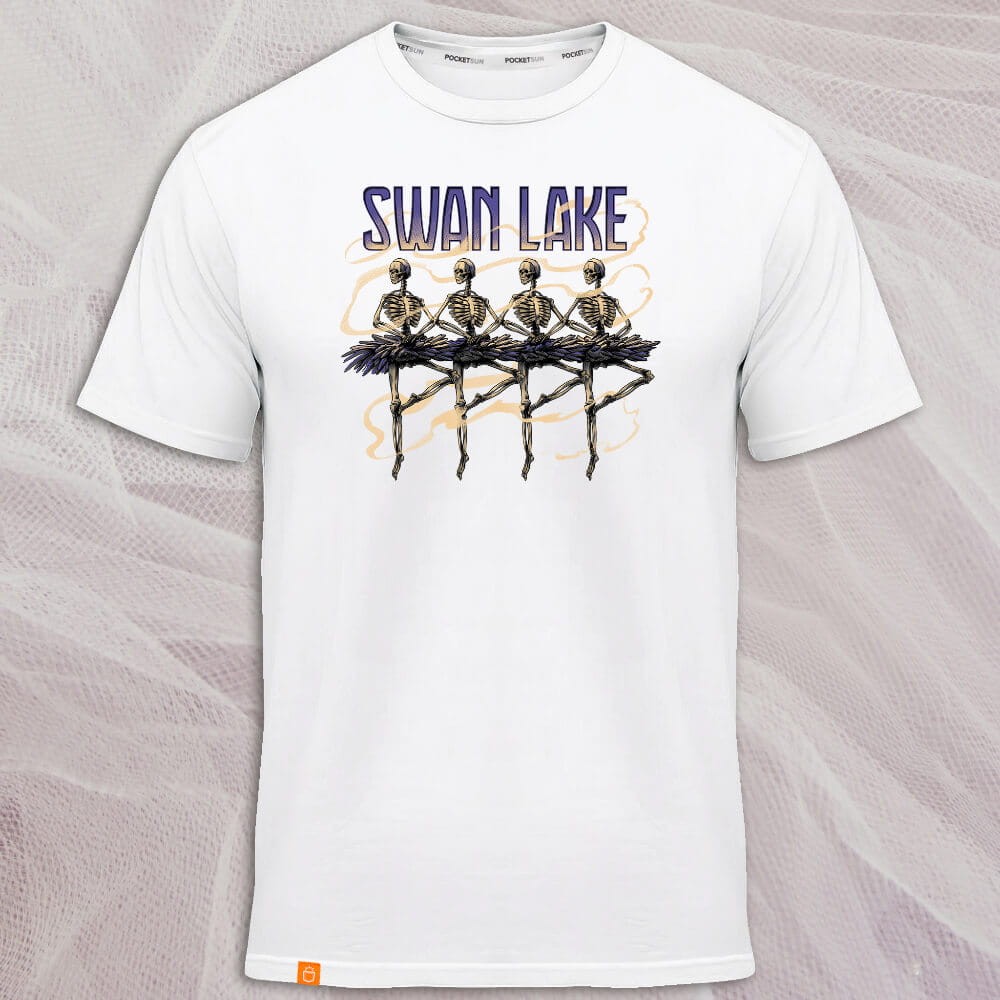 PS-35-Swan-Lake-biala-koszulka-meska-premium
