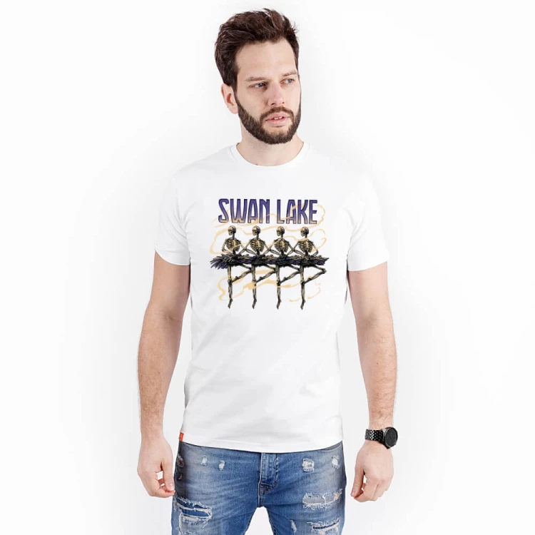 PS-35-Swan-Lake-biala-koszulka-meska-premium