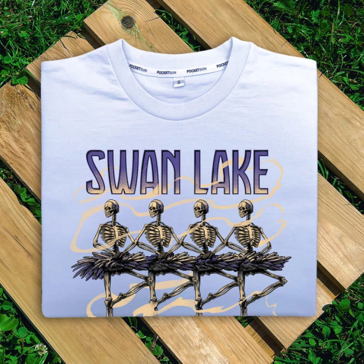 PS-35-Swan-Lake-biala-koszulka-meska-premium