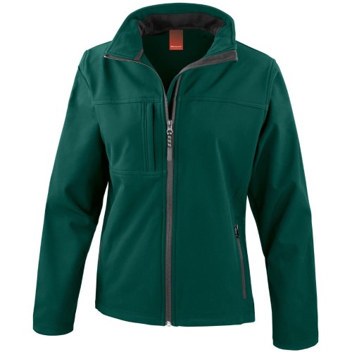 R121F-bottle-green-kurtka-damska-softshell-RESULT-Classic