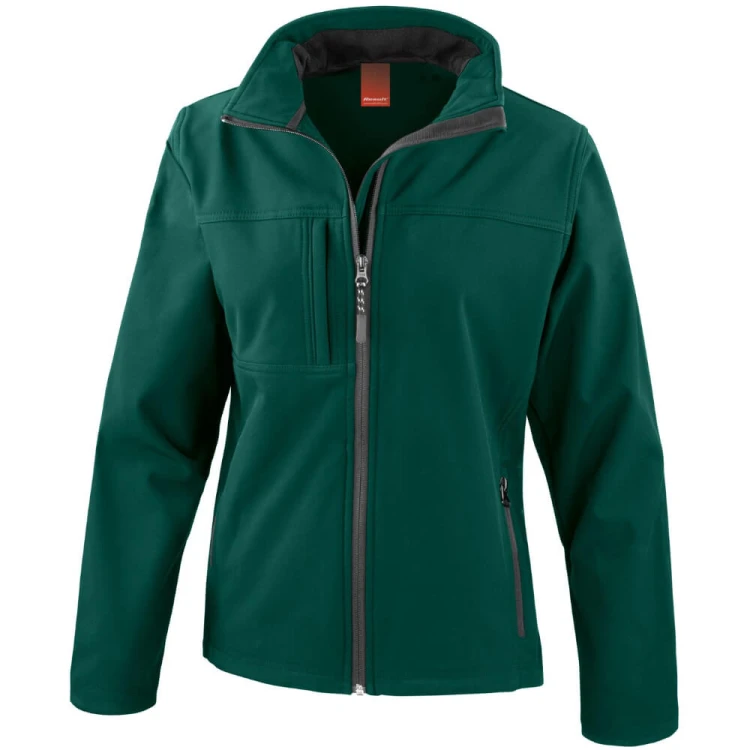R121F-bottle-green-kurtka-damska-softshell-RESULT-Classic