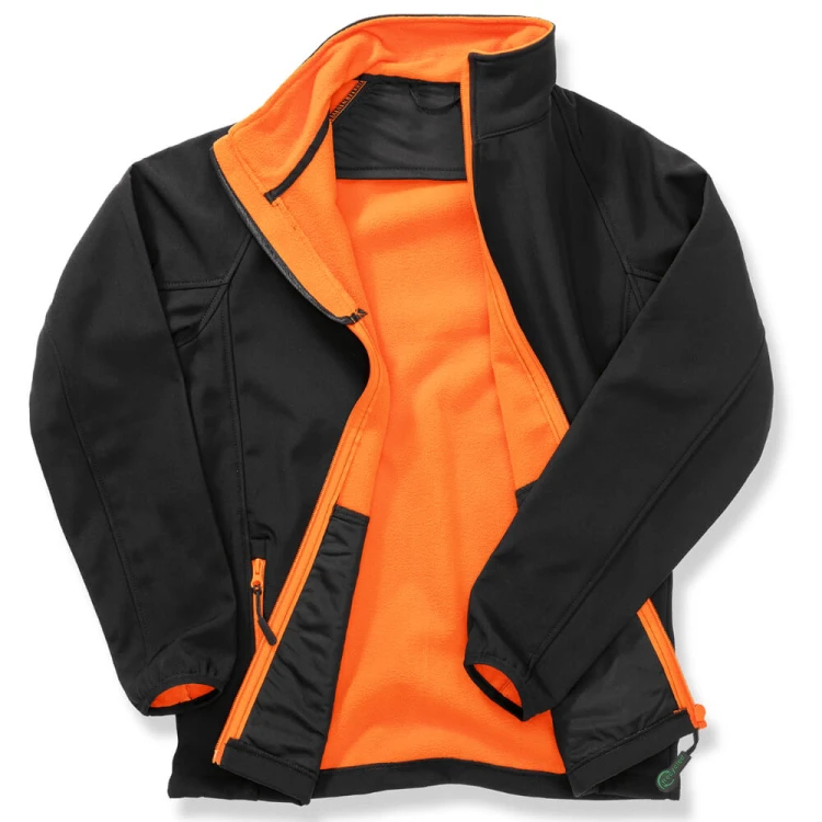 R231F-black-orange-lekka-kurtka-damska-softshell-RESULT-CORE-detail
