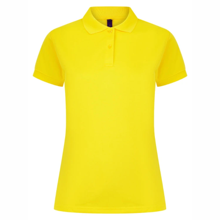 H476-yellow-damska-funkcjonalna-koszulka-polo-HENBURY-Coolplus