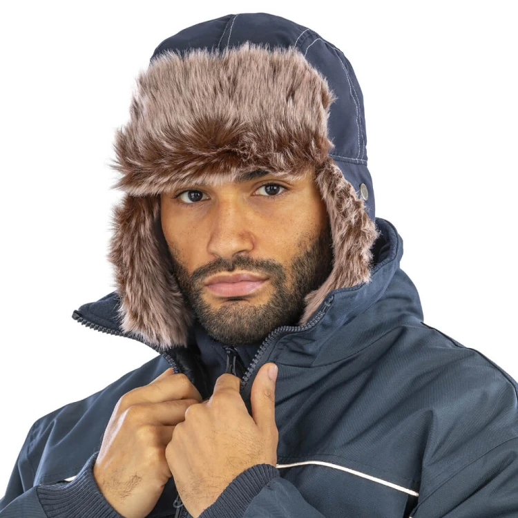 RC056X-midnight-navy-czapka-zimowa-Sherpa-z-nausznikami-RESULT-Classic