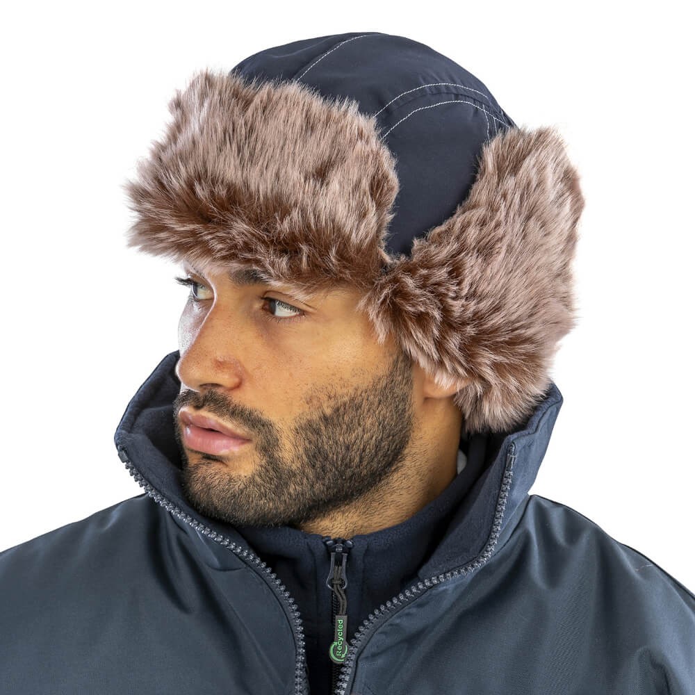 RC056X-midnight-navy-czapka-zimowa-Sherpa-z-nausznikami-RESULT-Classic