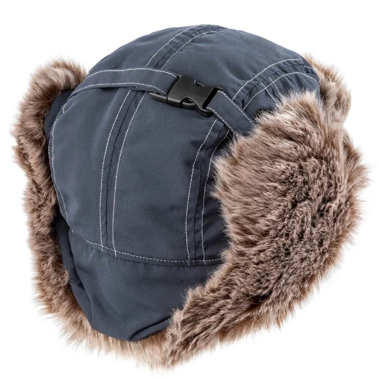 RC056X-midnight-navy-czapka-zimowa-Sherpa-z-nausznikami-RESULT-Classic-rear