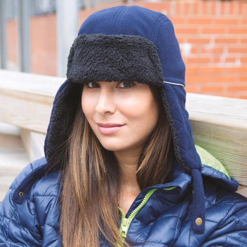 RC032X-navy-black-czapka-zimowa-Sherpa-RESULT-WINTER-ESSENTIALS-Ocean-Trapper