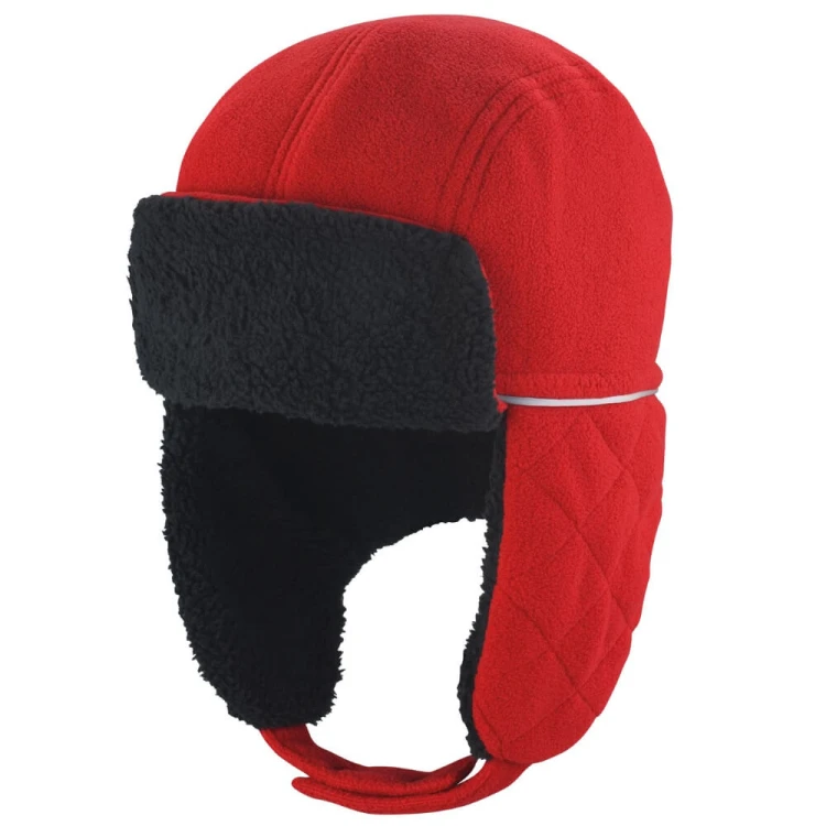 RC032X-red-black-czapka-zimowa-Sherpa-RESULT-WINTER-ESSENTIALS-Ocean-Trapper