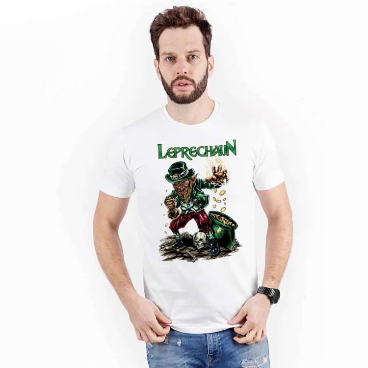PS-31-Leprechaun-biala-koszulka-meska-premium