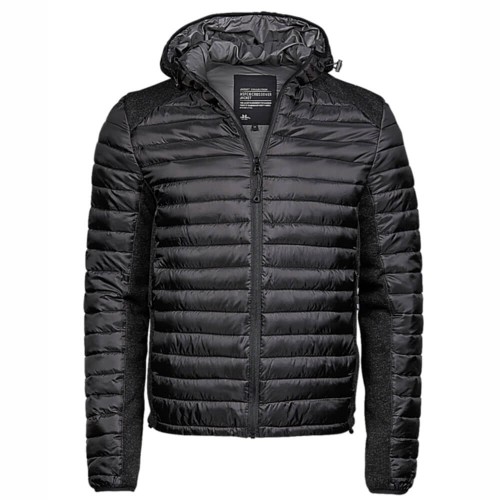 9610-black-black-melange-meska-kurtka-pikowana-z-kapturem-TEE-JAYS-Crossover