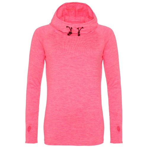 JC038-electric-pink-melange-bluza-sportowa-damska-z-kapturem-kominowym-JUST-COOL