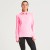 JC038-electric-pink-melange-bluza-sportowa-damska-z-kapturem-kominowym-JUST-COOL