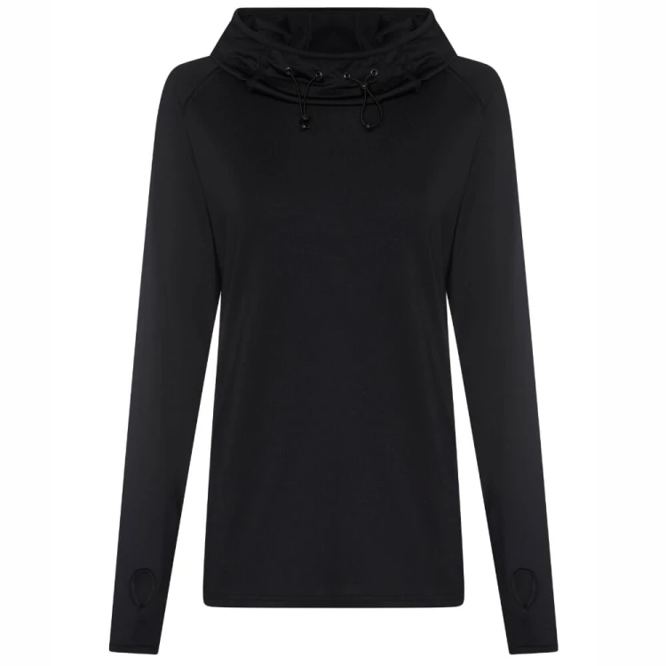 JC038-jet-black-bluza-sportowa-damska-z-kapturem-kominowym-JUST-COOL