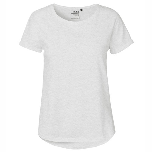 O80012-ash-grey-damska-koszulka-z-bawelny-organicznejNEUTRAL-Roll-Up-Sleeve
