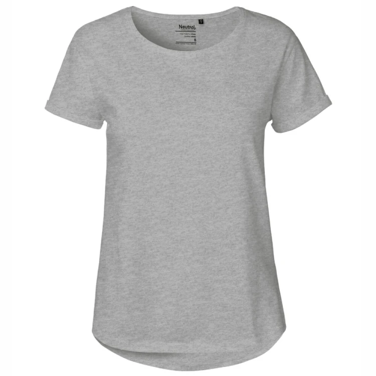 O80012-sport-grey-damska-koszulka-z-bawelny-organicznejNEUTRAL-Roll-Up-Sleeve