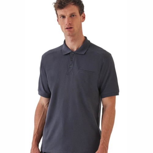 PUC10-dark-grey-solid-koszulka-meska-polo-B&amp;C-Skill-Pro