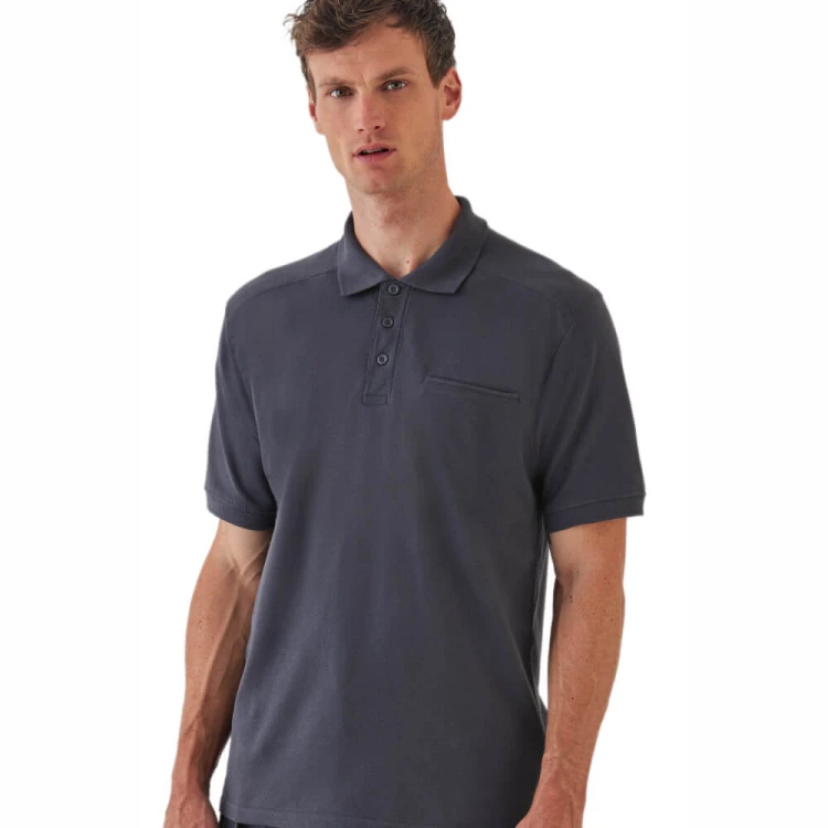 PUC10-dark-grey-solid-koszulka-meska-polo-B&amp;C-Skill-Pro