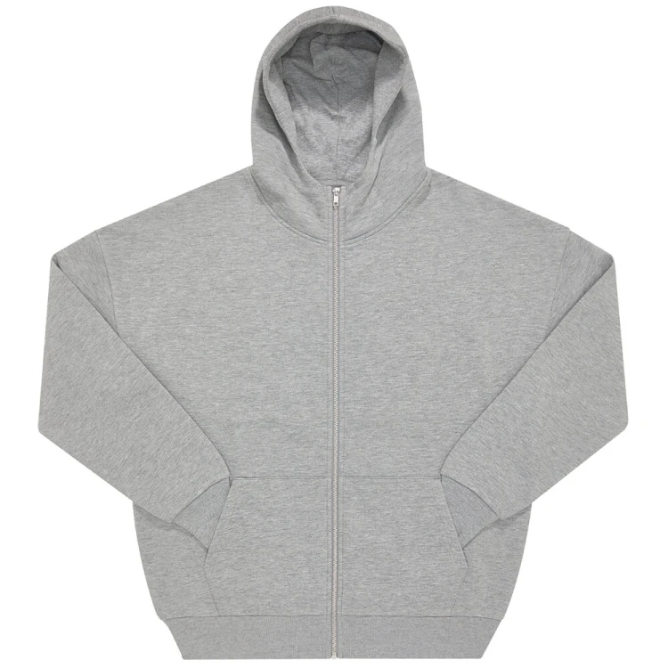 WG003-sport-grey-heather-rozpinana-bluza-oversize-B&C-Influence