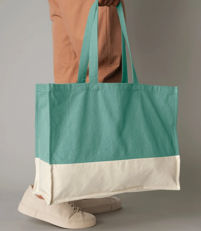 W858-sage-green-natural-natural-kontrastowa-torba-z-bawelny-organicznej-WESTFORD-MILL-EarthAware