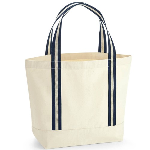 W690-natural-french-navy-torba-z-bawelny-organicznej-WESTFORD-MILL-EarthAware-Boat